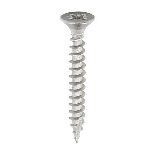 This is an image showing TIMCO Classic Multi-Purpose Screws - PZ - Double Countersunk - Stainless Steel - 4.0 x 25 - 25 Pieces TIMpac available from T.H Wiggans Ironmongery in Kendal, quick delivery at discounted prices.