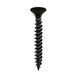 This is an image showing TIMCO Classic Multi-Purpose Screws - PZ - Double Countersunk - Exterior - Black Organic - 4.0 x 25 - 200 Pieces Box available from T.H Wiggans Ironmongery in Kendal, quick delivery at discounted prices.