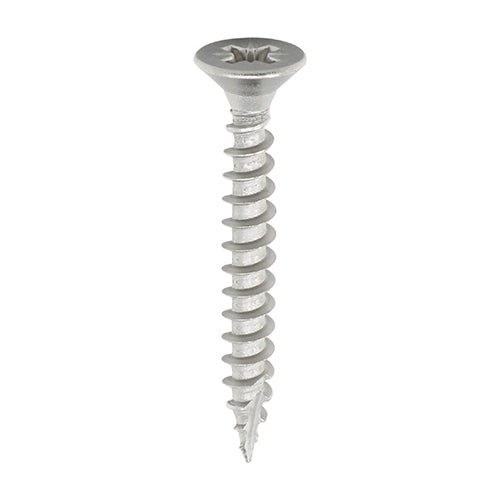 This is an image showing TIMCO Classic Multi-Purpose Screws - PZ - Double Countersunk - Stainless Steel - 4.0 x 30 - 20 Pieces TIMpac available from T.H Wiggans Ironmongery in Kendal, quick delivery at discounted prices.