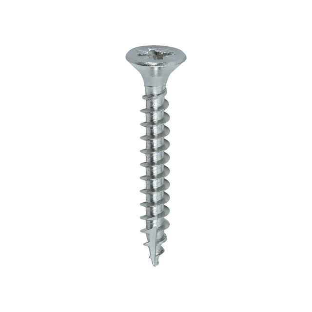 This is an image showing TIMCO Classic Multi-Purpose Screws - PZ - Double Countersunk - A4 Stainless Steel
 - 4.0 x 30 - 200 Pieces Box available from T.H Wiggans Ironmongery in Kendal, quick delivery at discounted prices.