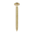 This is an image showing TIMCO Classic Multi-Purpose Screws - PZ - Pan Head - Yellow - 4.0 x 30 - 200 Pieces Box available from T.H Wiggans Ironmongery in Kendal, quick delivery at discounted prices.