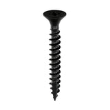 This is an image showing TIMCO Classic Multi-Purpose Screws - PZ - Double Countersunk - Exterior - Black Organic - 4.0 x 40 - 200 Pieces Box available from T.H Wiggans Ironmongery in Kendal, quick delivery at discounted prices.