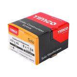 This is an image showing TIMCO Solo Chipboard & Woodscrews - PZ - Double Countersunk - Zinc - 4.0 x 45 - 200 Pieces Box available from T.H Wiggans Ironmongery in Kendal, quick delivery at discounted prices.