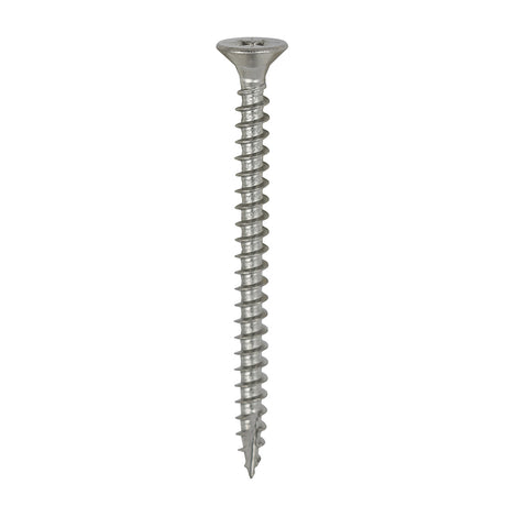 This is an image showing TIMCO Classic Multi-Purpose Screws - PZ - Double Countersunk - A4 Stainless Steel
 - 4.0 x 50 - 200 Pieces Box available from T.H Wiggans Ironmongery in Kendal, quick delivery at discounted prices.