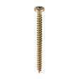 This is an image showing TIMCO Classic Multi-Purpose Screws - PZ - Pan Head - Yellow - 4.0 x 50 - 200 Pieces Box available from T.H Wiggans Ironmongery in Kendal, quick delivery at discounted prices.