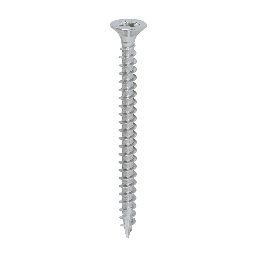 This is an image showing TIMCO Classic Multi-Purpose Screws - PZ - Double Countersunk - A2 Stainless Steel
 - 4.0 x 50 - 200 Pieces Box available from T.H Wiggans Ironmongery in Kendal, quick delivery at discounted prices.