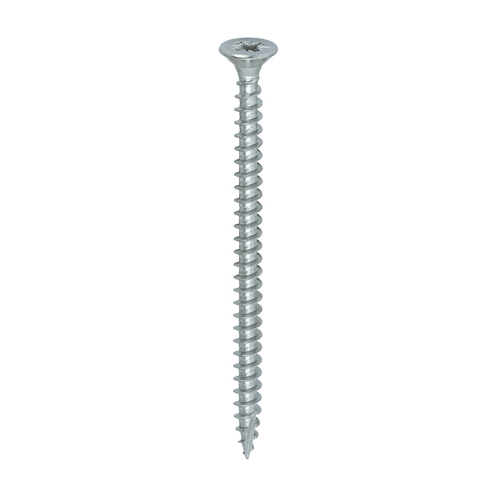 This is an image showing TIMCO Classic Multi-Purpose Screws - PZ - Double Countersunk - A4 Stainless Steel
 - 4.0 x 60 - 200 Pieces Box available from T.H Wiggans Ironmongery in Kendal, quick delivery at discounted prices.