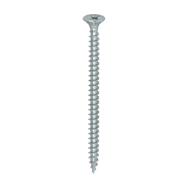 This is an image showing TIMCO Classic Multi-Purpose Screws - PZ - Double Countersunk - A4 Stainless Steel
 - 4.0 x 60 - 200 Pieces Box available from T.H Wiggans Ironmongery in Kendal, quick delivery at discounted prices.