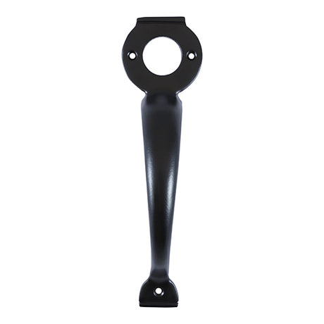 This is an image showing TIMCO Escutcheon Handle - Black - 8" - 1 Each TIMpac available from T.H Wiggans Ironmongery in Kendal, quick delivery at discounted prices.
