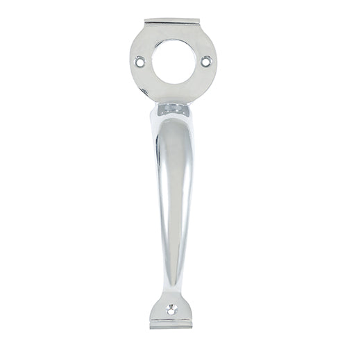 This is an image showing TIMCO Escutcheon Handle - Chrome - 8" - 1 Each TIMpac available from T.H Wiggans Ironmongery in Kendal, quick delivery at discounted prices.
