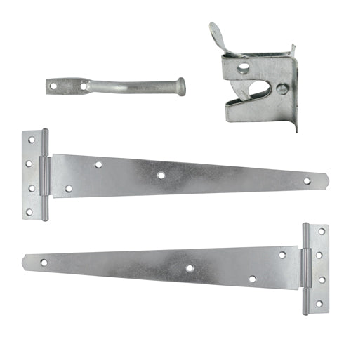 This is an image showing TIMCO Pedestrian Gate Kit - Hot Dipped Galvanised - 14" - 1 Each TIMbag available from T.H Wiggans Ironmongery in Kendal, quick delivery at discounted prices.