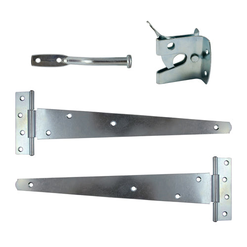 This is an image showing TIMCO Pedestrian Gate Kit - Zinc - 14" - 1 Each TIMbag available from T.H Wiggans Ironmongery in Kendal, quick delivery at discounted prices.