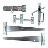 This is an image showing TIMCO Side Gate Kit - Suffolk Latch - Zinc - 18" - 1 Each TIMbag available from T.H Wiggans Ironmongery in Kendal, quick delivery at discounted prices.