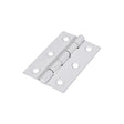 This is an image showing TIMCO Plain Butt Hinge - Fixed Pin (1838) - White - 75 x 50 - 2 Pieces Plain Bag available from T.H Wiggans Ironmongery in Kendal, quick delivery at discounted prices.