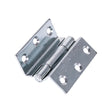 This is an image showing TIMCO Stormproof Hinge (1951) - Zinc - 63 x 58 - 2 Pieces Plain Bag available from T.H Wiggans Ironmongery in Kendal, quick delivery at discounted prices.