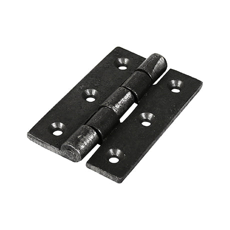 This is an image showing TIMCO Cast Iron Butt Hinge (200) - Self Colour - 75 x 50 - 2 Pieces Plain Bag available from T.H Wiggans Ironmongery in Kendal, quick delivery at discounted prices.