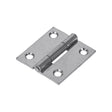 This is an image showing TIMCO Plain Butt Hinge - Fixed Pin (1838) - Zinc - 38 x 34 - 2 Pieces Plain Bag available from T.H Wiggans Ironmongery in Kendal, quick delivery at discounted prices.