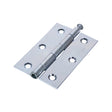 This is an image showing TIMCO Plain Butt Hinge - Loose Pin (1840) - Zinc - 90 x 60 - 2 Pieces Plain Bag available from T.H Wiggans Ironmongery in Kendal, quick delivery at discounted prices.