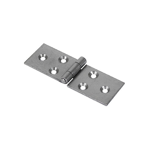This is an image showing TIMCO Backflap Hinge - Uncranked Knuckle (404) - Self Colour - 25 x 74 - 2 Pieces Plain Bag available from T.H Wiggans Ironmongery in Kendal, quick delivery at discounted prices.