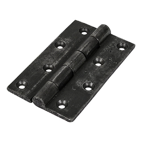 This is an image showing TIMCO Cast Iron Butt Hinge (200) - Self Colour - 102 x 60 - 2 Pieces Plain Bag available from T.H Wiggans Ironmongery in Kendal, quick delivery at discounted prices.