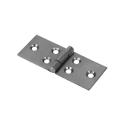 This is an image showing TIMCO Backflap Hinge - Uncranked Knuckle (404) - Self Colour - 32 x 76 - 2 Pieces Plain Bag available from T.H Wiggans Ironmongery in Kendal, quick delivery at discounted prices.