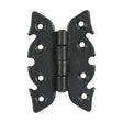 This is an image showing TIMCO Pair of Butterfly Hinges - Antique Black - 70 x 46 - 2 Pieces Bag available from T.H Wiggans Ironmongery in Kendal, quick delivery at discounted prices.