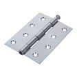 This is an image showing TIMCO Plain Butt Hinge - Loose Pin (1840) - Zinc - 100 x 71 - 2 Pieces Plain Bag available from T.H Wiggans Ironmongery in Kendal, quick delivery at discounted prices.