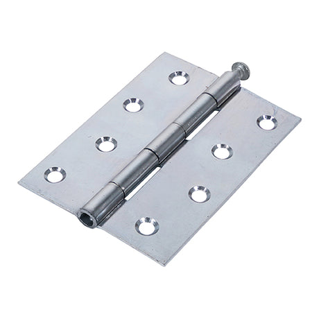 This is an image showing TIMCO Plain Butt Hinge - Loose Pin (1840) - Zinc - 100 x 71 - 2 Pieces Plain Bag available from T.H Wiggans Ironmongery in Kendal, quick delivery at discounted prices.