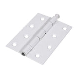 This is an image showing TIMCO Plain Butt Hinge - Loose Pin (1840) - White - 100 x 71 - 2 Pieces Plain Bag available from T.H Wiggans Ironmongery in Kendal, quick delivery at discounted prices.