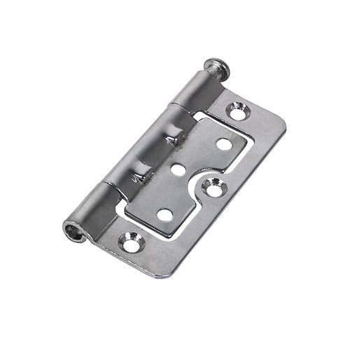 This is an image showing TIMCO Hurlinge - Loose Pin (104Z) - Polished Chrome - 75 x 52 - 2 Pieces Plain Bag available from T.H Wiggans Ironmongery in Kendal, quick delivery at discounted prices.