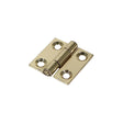 This is an image showing TIMCO Plain Butt Hinge - Fixed Pin (1838) - Electro Brass - 25 x 25 - 2 Pieces Plain Bag available from T.H Wiggans Ironmongery in Kendal, quick delivery at discounted prices.