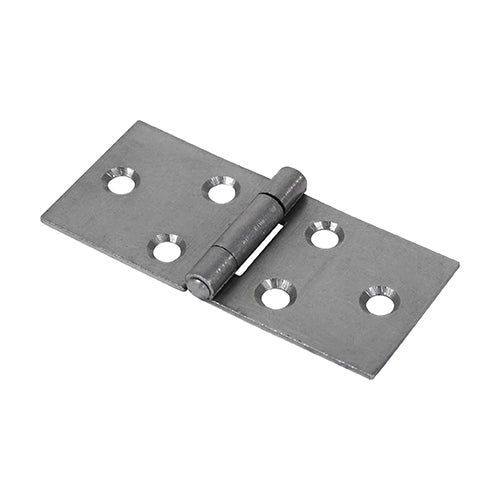 This is an image showing TIMCO Backflap Hinge - Uncranked Knuckle (404) - Self Colour - 38 x 87 - 2 Pieces Plain Bag available from T.H Wiggans Ironmongery in Kendal, quick delivery at discounted prices.