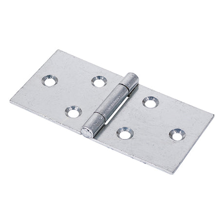This is an image showing TIMCO Backflap Hinge - Uncranked Knuckle (404) - Zinc - 50 x 106 - 2 Pieces Plain Bag available from T.H Wiggans Ironmongery in Kendal, quick delivery at discounted prices.