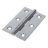 This is an image showing TIMCO Plain Butt Hinges - Fixed Pin (1838) - Zinc - 75 x 50 - 20 Pieces Box available from T.H Wiggans Ironmongery in Kendal, quick delivery at discounted prices.