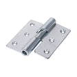This is an image showing TIMCO Rising Butt Hinge (466) - Left Hand - Zinc - 75 x 72 - 2 Pieces Plain Bag available from T.H Wiggans Ironmongery in Kendal, quick delivery at discounted prices.