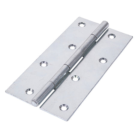 This is an image showing TIMCO Narrow Plain Butt Hinge (5050) - Zinc - 150 x 75 - 2 Pieces Plain Bag available from T.H Wiggans Ironmongery in Kendal, quick delivery at discounted prices.