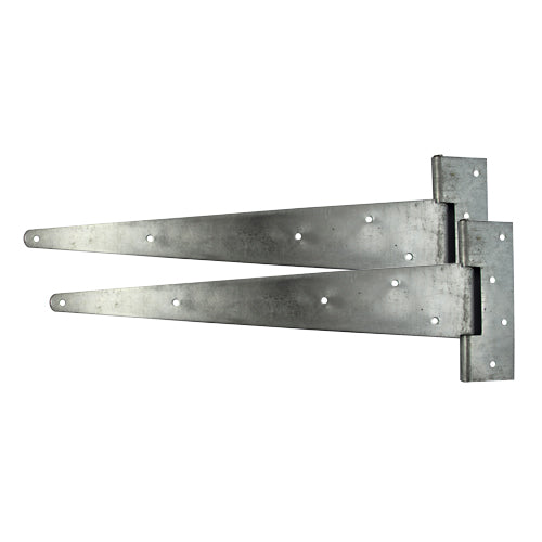 This is an image showing TIMCO Pair of Scotch Tee Hinges - Hot Dipped Galvanised - 8" - 1 Each Plain Bag available from T.H Wiggans Ironmongery in Kendal, quick delivery at discounted prices.