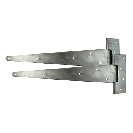 This is an image showing TIMCO Pair of Scotch Tee Hinges - Hot Dipped Galvanised - 14" - 1 Each Plain Bag available from T.H Wiggans Ironmongery in Kendal, quick delivery at discounted prices.