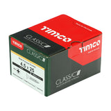 This is an image showing TIMCO Classic Multi-Purpose Screws - PZ - Double Countersunk - Yellow - 4.5 x 25 - 200 Pieces Box available from T.H Wiggans Ironmongery in Kendal, quick delivery at discounted prices.