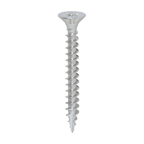 This is an image showing TIMCO Classic Multi-Purpose Screws - PZ - Double Countersunk - A2 Stainless Steel
 - 4.5 x 40 - 200 Pieces Box available from T.H Wiggans Ironmongery in Kendal, quick delivery at discounted prices.