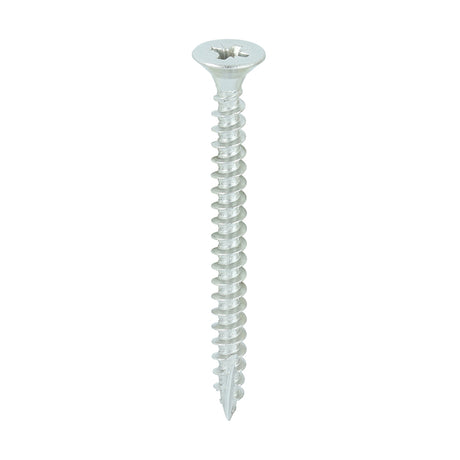 This is an image showing TIMCO Classic Multi-Purpose Screws - PZ - Double Countersunk - A2 Stainless Steel
 - 4.5 x 50 - 200 Pieces Box available from T.H Wiggans Ironmongery in Kendal, quick delivery at discounted prices.