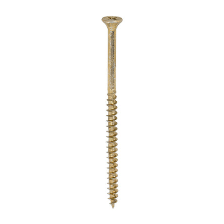 This is an image showing TIMCO Velocity Premium Multi-Use Screws - PZ - Double Countersunk - Yellow
 - 4.5 x 80 - 200 Pieces Box available from T.H Wiggans Ironmongery in Kendal, quick delivery at discounted prices.