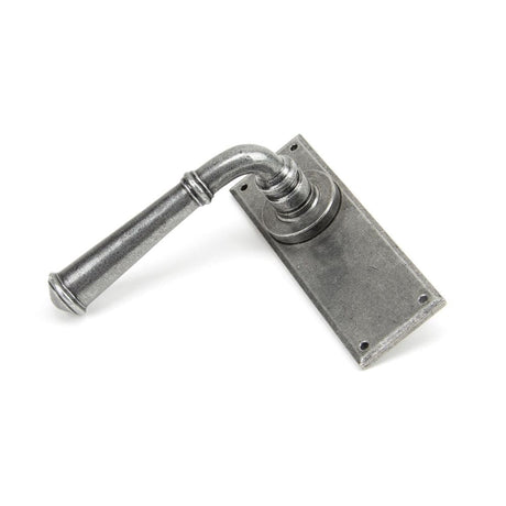 This is an image showing From The Anvil - Pewter Regency Lever Latch Set available from trade door handles, quick delivery and discounted prices