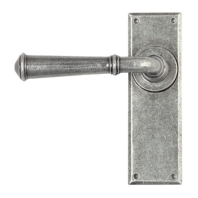 This is an image of From The Anvil - Pewter Regency Lever Latch Set available to order from T.H Wiggans Architectural Ironmongery in Kendal, quick delivery and discounted prices.