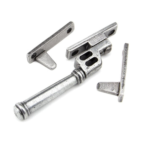 This is an image showing From The Anvil - Pewter Locking Night-Vent Regency Fastener available from T.H Wiggans Architectural Ironmongery in Kendal, quick delivery and discounted prices