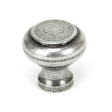 This is an image showing From The Anvil - Pewter Regency Cabinet Knob - Small available from T.H Wiggans Architectural Ironmongery in Kendal, quick delivery and discounted prices