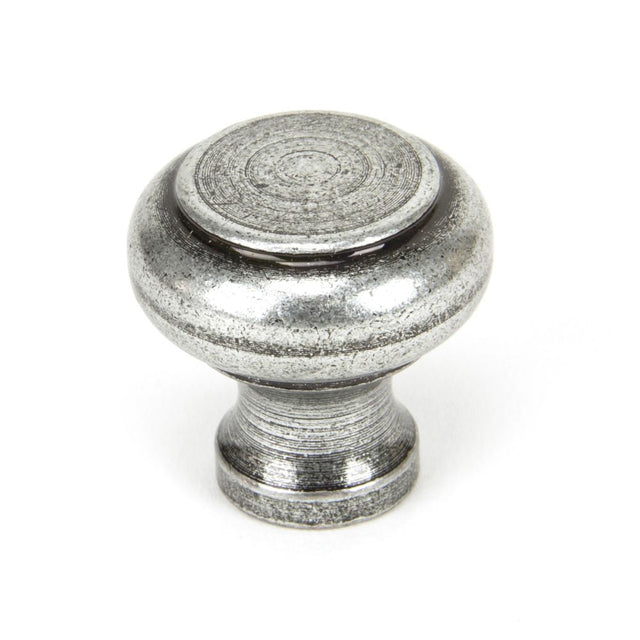 This is an image showing From The Anvil - Pewter Regency Cabinet Knob - Small available from T.H Wiggans Architectural Ironmongery in Kendal, quick delivery and discounted prices