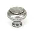 This is an image showing From The Anvil - Pewter Regency Cabinet Knob - Large available from T.H Wiggans Architectural Ironmongery in Kendal, quick delivery and discounted prices