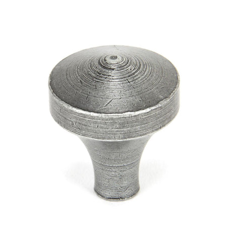 This is an image showing From The Anvil - Pewter Shropshire Cabinet Knob - Small available from T.H Wiggans Architectural Ironmongery in Kendal, quick delivery and discounted prices