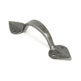 This is an image showing From The Anvil - Pewter Medium Shropshire Pull Handle available from T.H Wiggans Architectural Ironmongery in Kendal, quick delivery and discounted prices